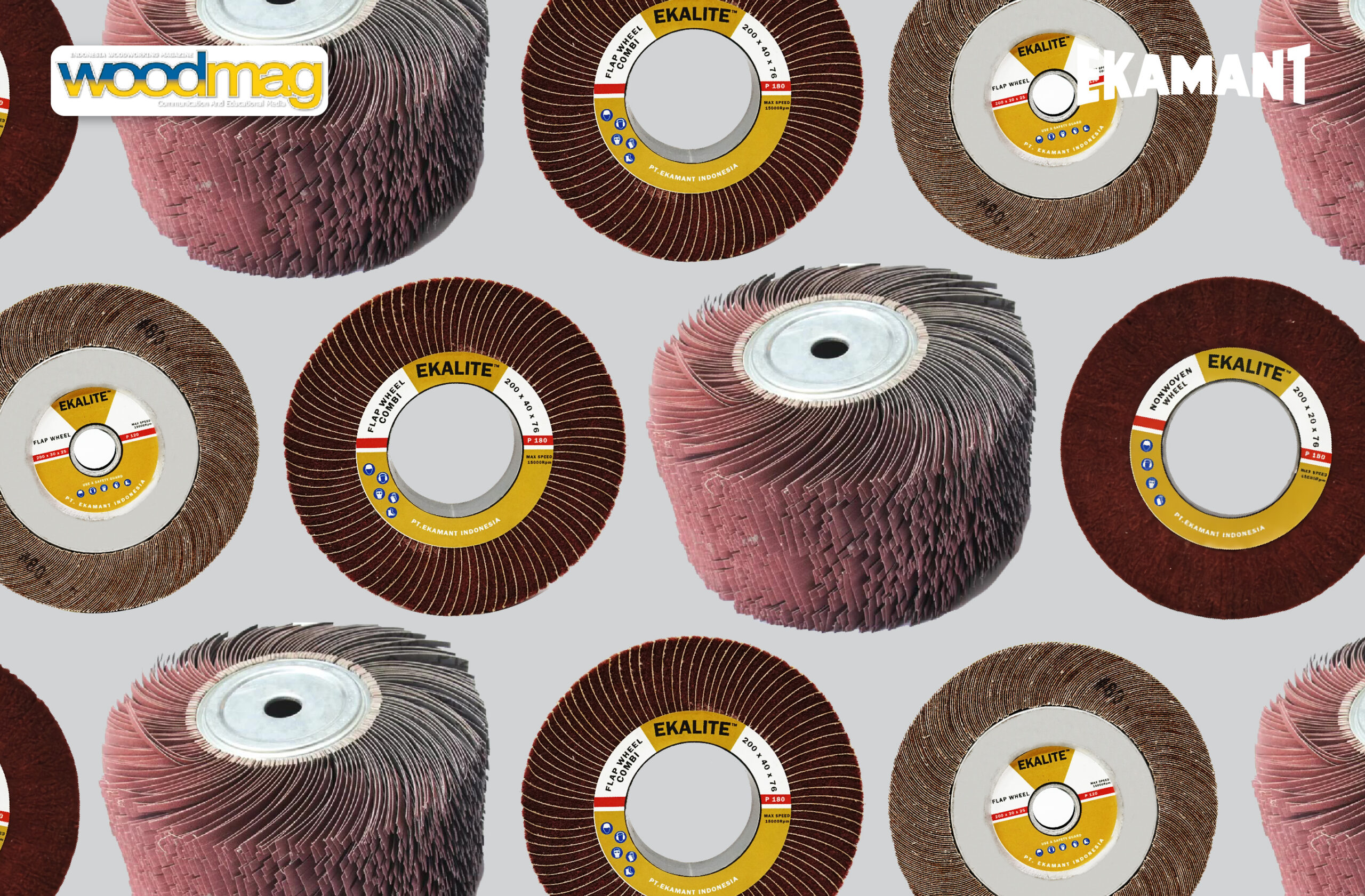 4 Jenis EKALITE Flap Wheel untuk Finishing Lebih Maksimal Woodmag