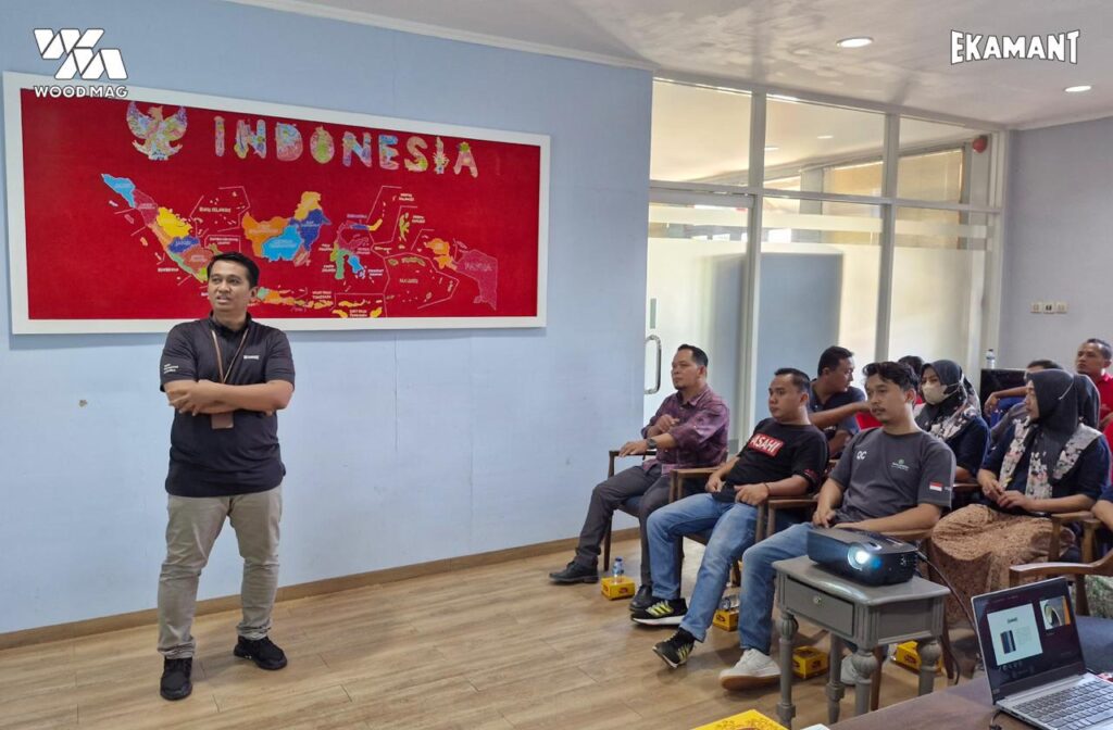 Training Pengamplasan PT Ekamant Indonesia dengan PT Pijar Sukma Furniture