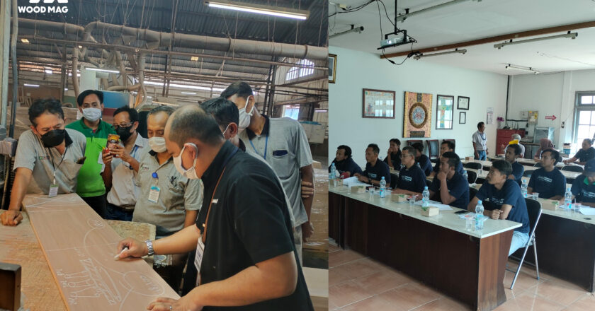 Training Pengamplasan PT Ekamant Indonesia dengan Training PT Domusindo Perdana